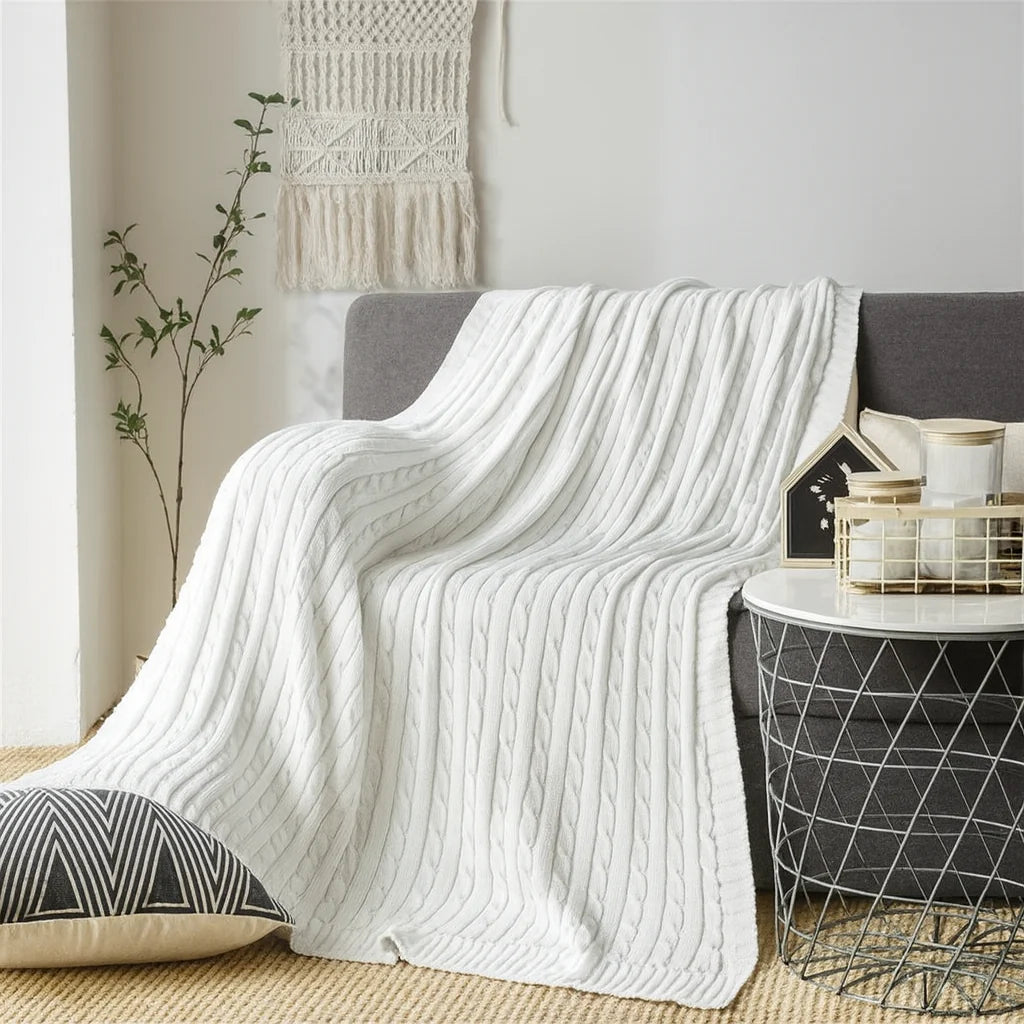 The Knitted Blanket - 100% Cotton