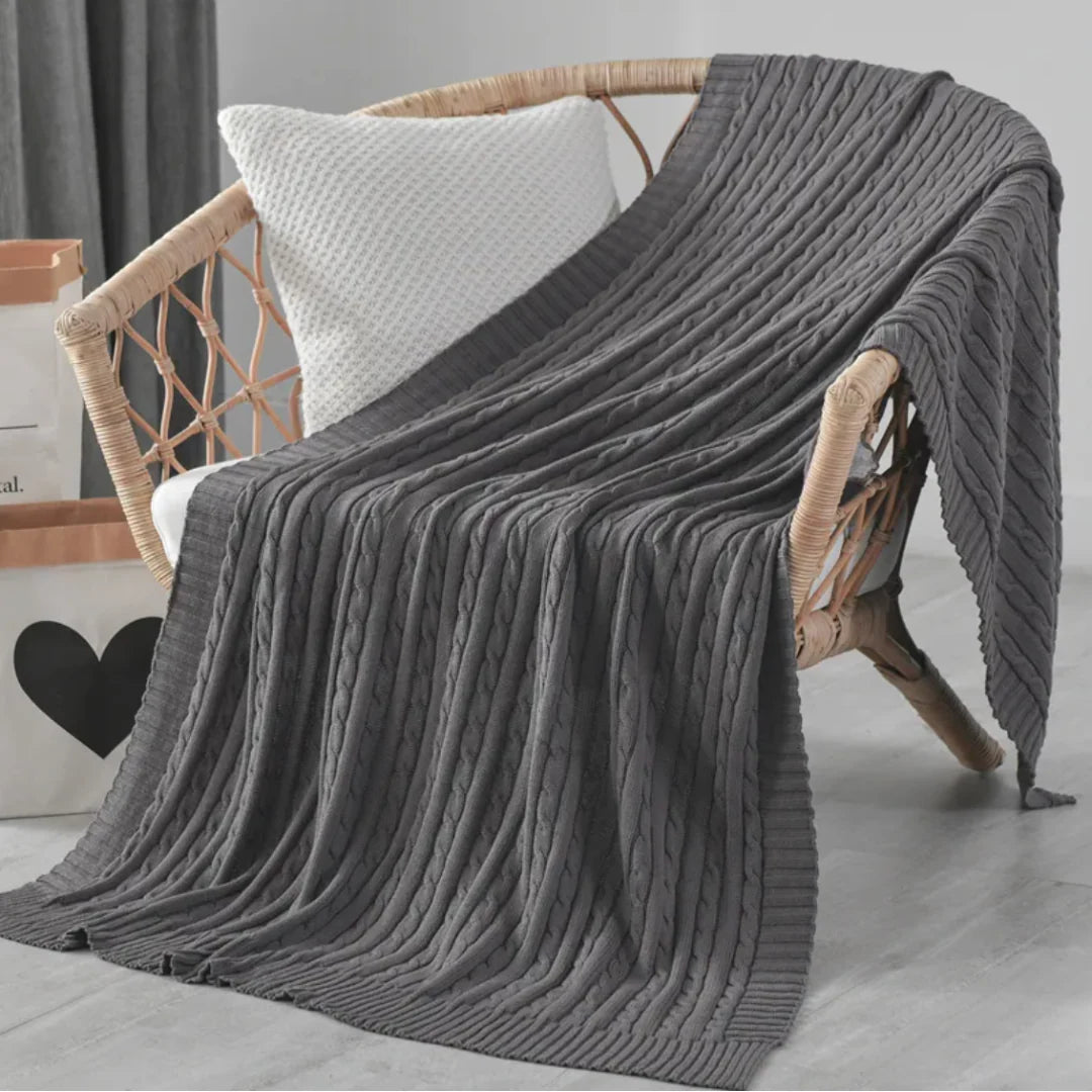 The Knitted Blanket - 100% Cotton
