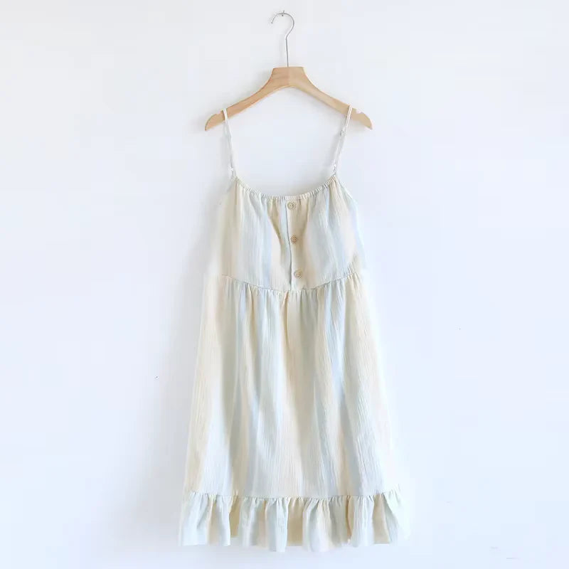 The Bloom Nightgown - 100% Muslin Cotton