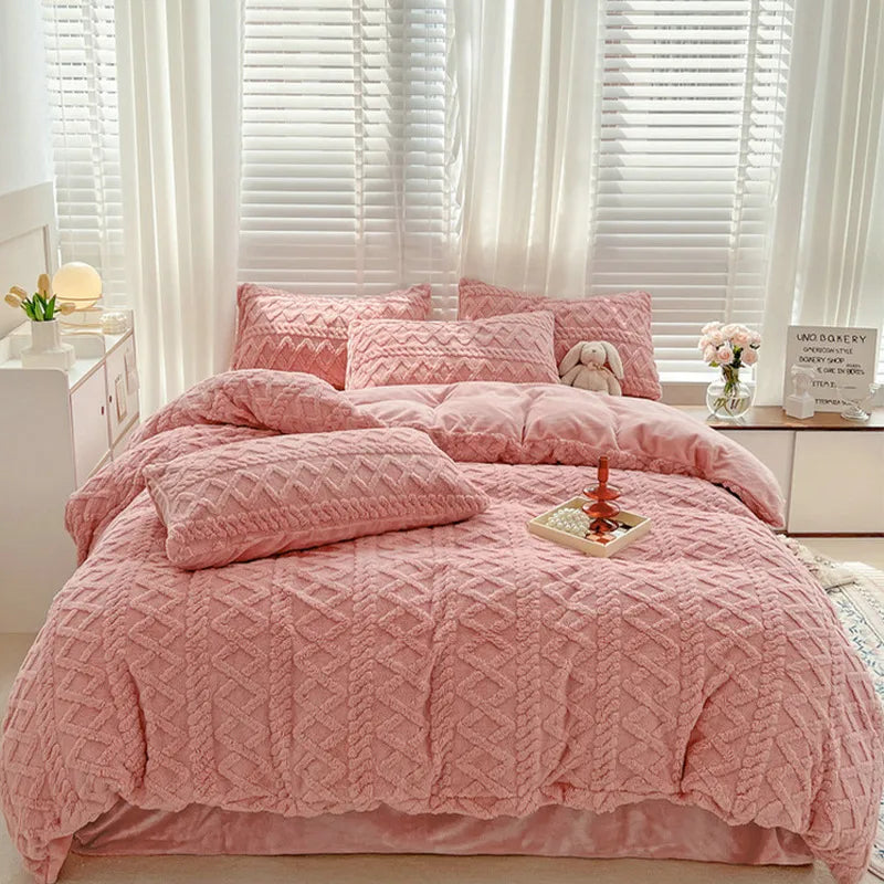 The Fleece 3 Piece Duvet Set