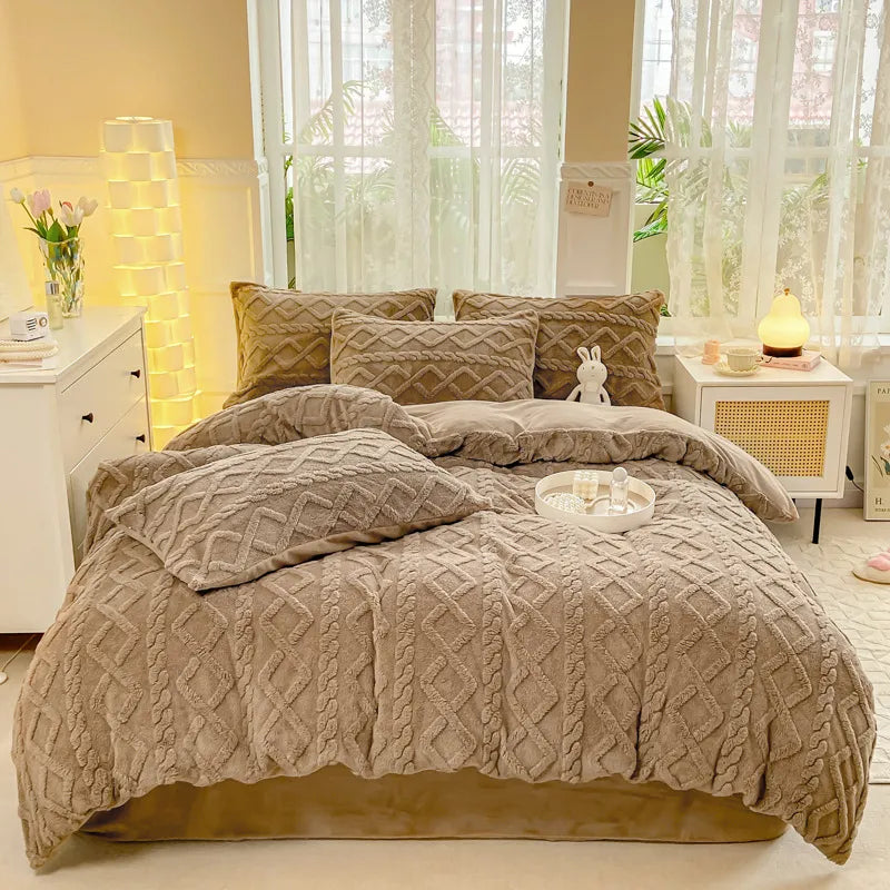 The Fleece 3 Piece Duvet Set