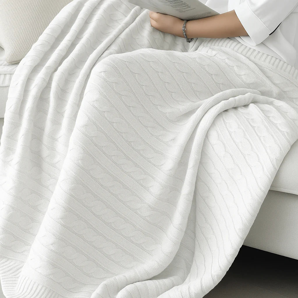 The Knitted Blanket - 100% Cotton