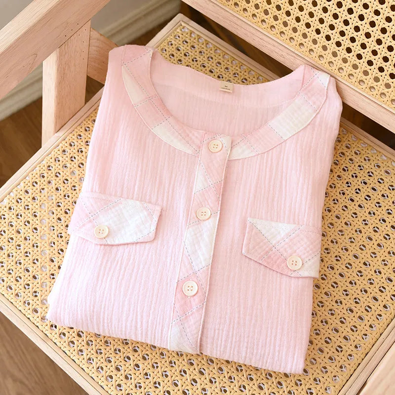 Mia - 100% Muslin Cotton Pajama