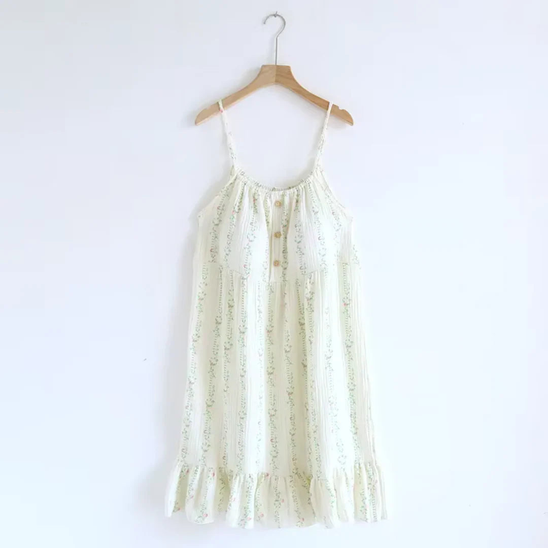 The Bloom Nightgown - 100% Muslin Cotton