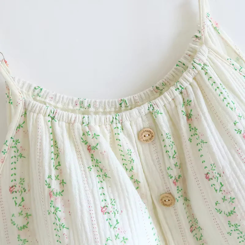 The Bloom Nightgown - 100% Muslin Cotton
