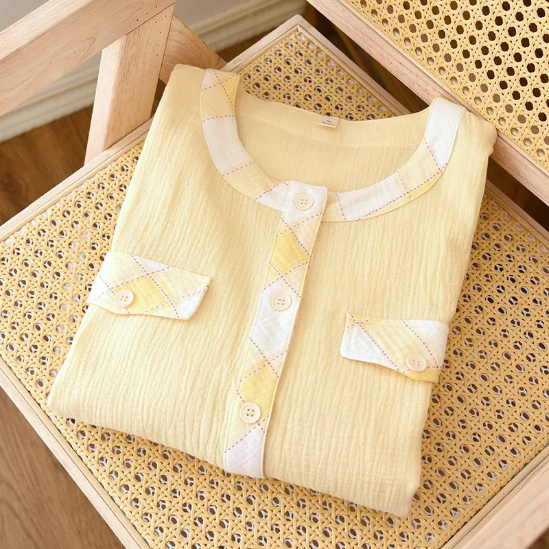 Mia - 100% Muslin Cotton Pajama