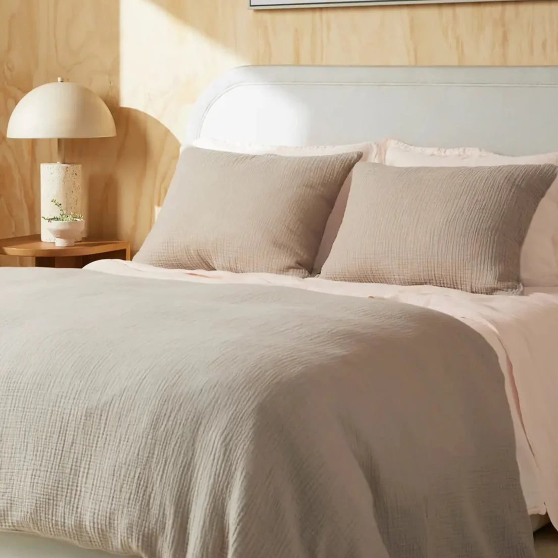 Muslin Pillowcase Set (2 Pieces) - 100% Muslin Cotton