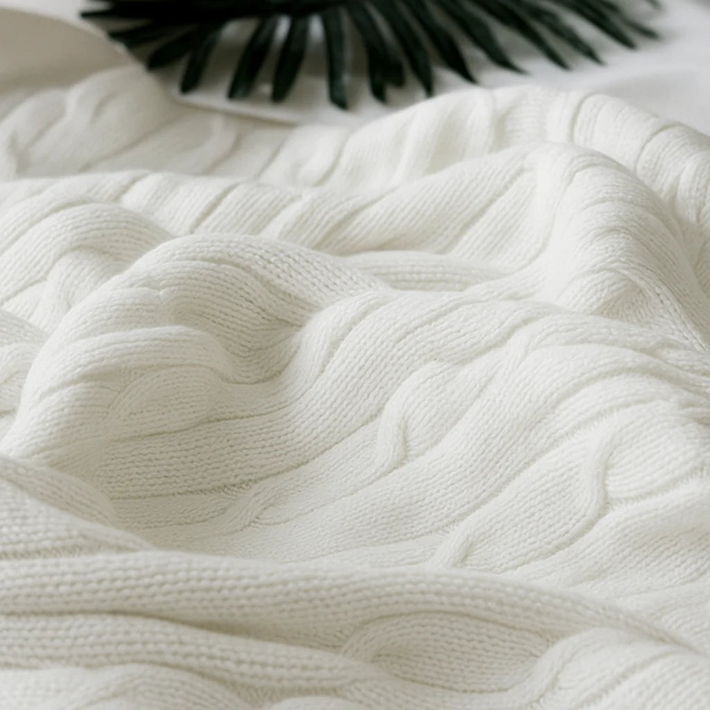 The Knitted Blanket - 100% Cotton