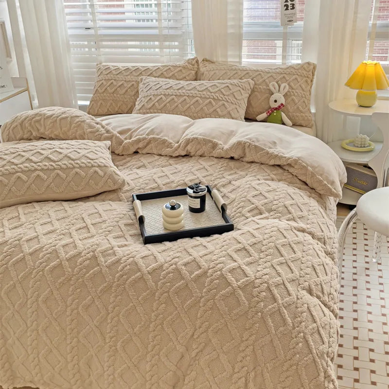 The Fleece 3 Piece Duvet Set