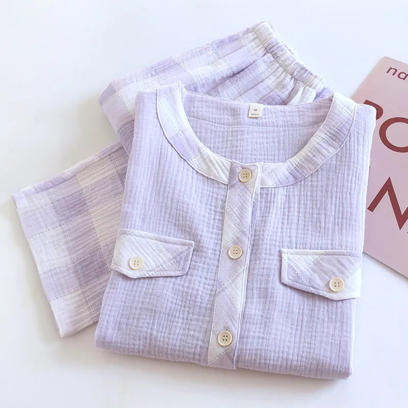 Mia - 100% Muslin Cotton Pajama