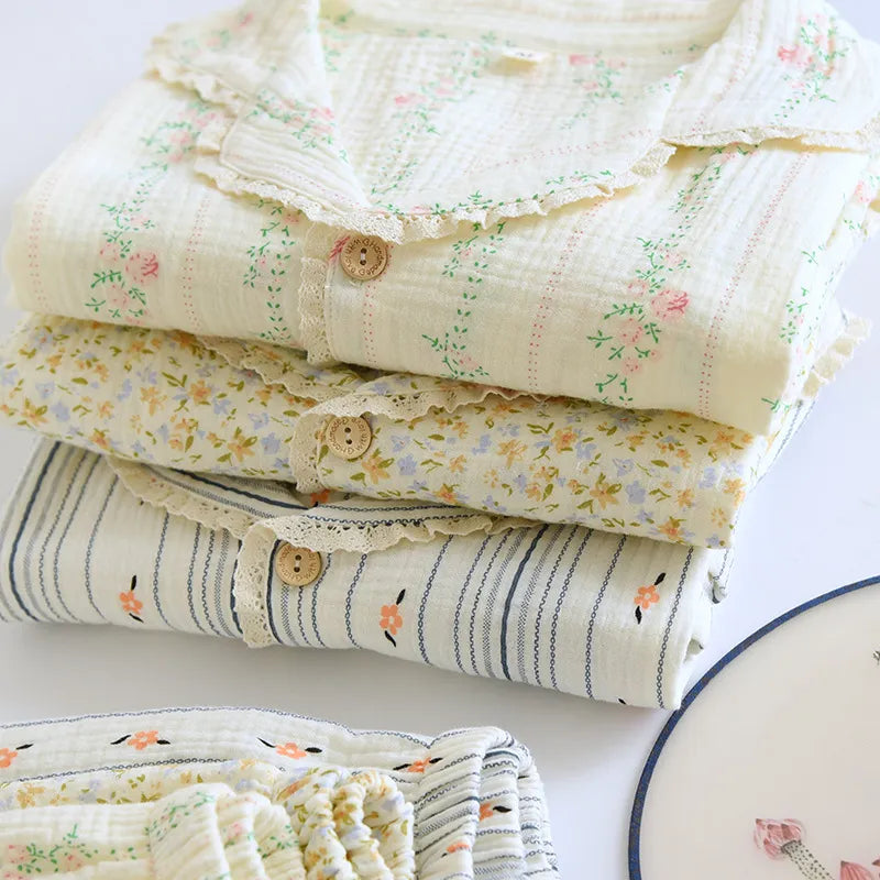 The Short Bloom – 100% Muslin Cotton Pajama