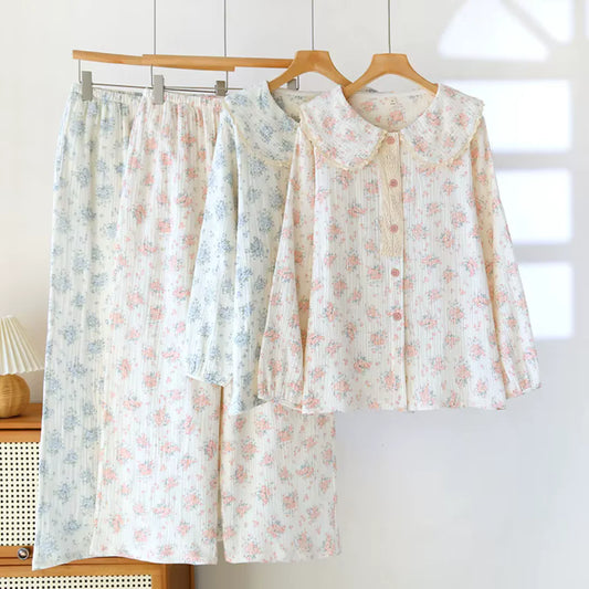 Vintage Bloom - 100% Muslin Cotton Pajama