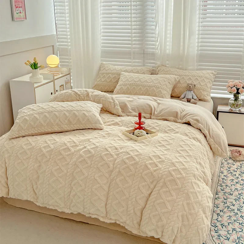 The Fleece 3 Piece Duvet Set