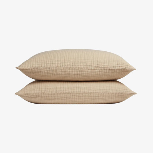 Muslin Pillowcase Set (2 Pieces) - 100% Muslin Cotton
