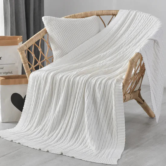 The Knitted Blanket - 100% Cotton